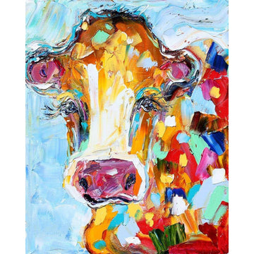 Diamond Paintings - A Colorful Cow