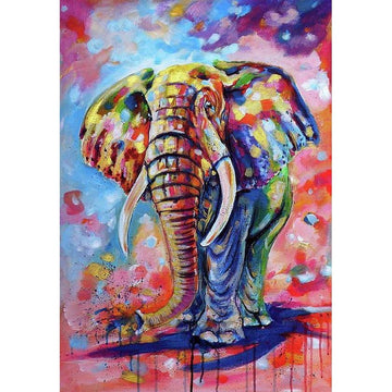 Diamond Paintings - A Colorful Elephant