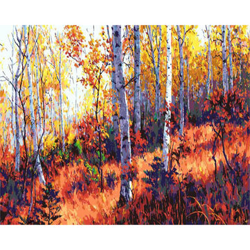 Paint by Numbers Kit - A Forest In Autumn