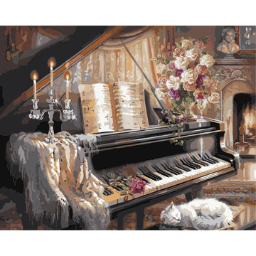 Paint by Numbers Kit - Abstract Piano