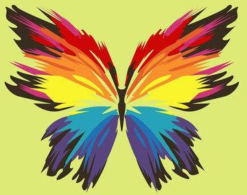 Paint by Numbers Kit - An Original Butterfly Painting
