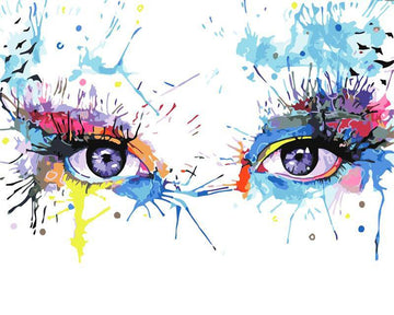 Paint by Numbers Kit - Angry Eye