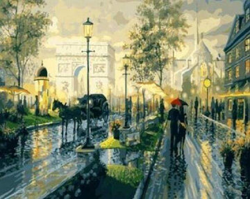 Paint by Numbers Kit - Arc de Triomphe in Paris
