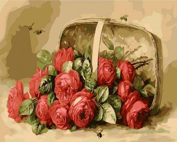 Paint by Numbers Kit - Basket Of Roses