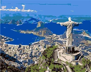 Paint by Numbers Kit - Beautiful Brazil Rio de Janeiro