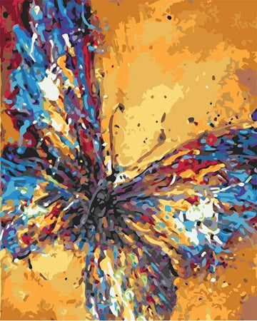 Paint by Numbers Kit - Beautiful Colorful Butterfly
