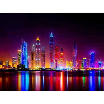 Diamond Paintings - Beautiful Colorful City