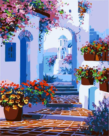 Paint by Numbers Kit - Beautiful Flower Vases In the House
