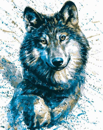 Paint by Numbers Kit - Beautiful Wolf