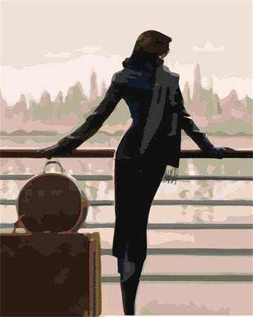 Paint by Numbers Kit - Behind Dark Girl