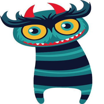 Paint by Numbers Kit - Children Painting kit Monster with horns