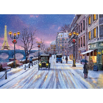 Diamond Paintings - Christmas Winter Paris Street