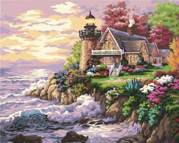 Paint by Numbers Kit - Coastal House