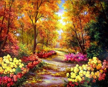 Diamond Paintings - Colorful Forest