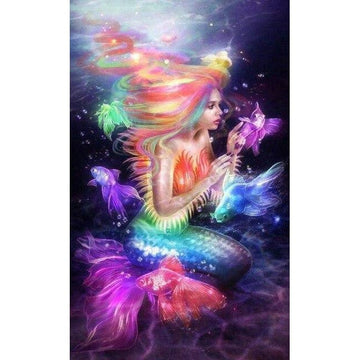 Diamond Paintings - Colorful Mermaid