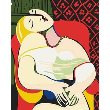 Paint by Numbers Kit - Contemporary Artistic Painting Of A Woman