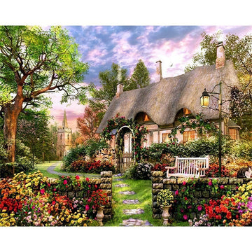 Diamond Paintings - Cottage And Garden