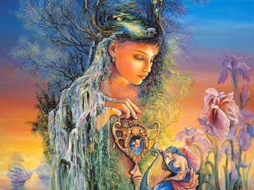 Paint by Numbers Kit - Crystal Magic Girl
