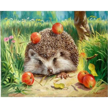 Paint by Numbers Kit - Cute Hedgehog