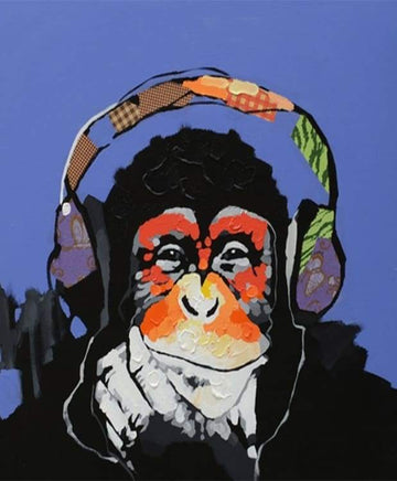 Paint by Numbers Kit - DJ Monkey