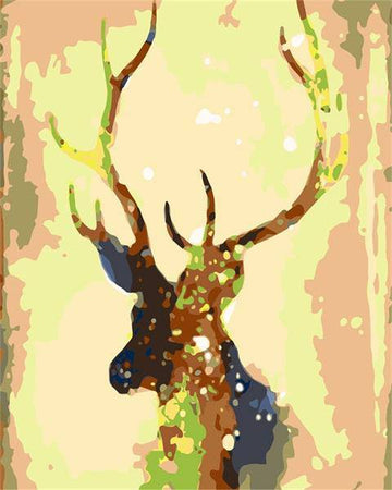 Paint by Numbers Kit - Deer Gold