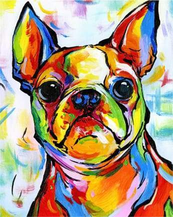 Paint by Numbers Kit - Dog Portrait