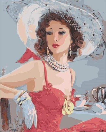 Paint by Numbers Kit - Elegant Lady