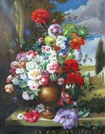Paint by Numbers Kit - European Classic Flowers