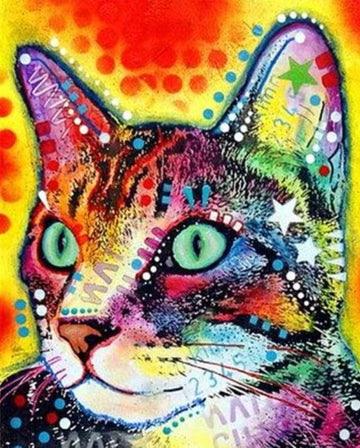 Paint by Numbers Kit - Fashion Cat