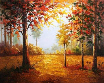 Paint by Numbers Kit - Forest in Autumn