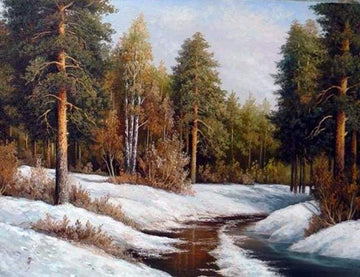 Paint by Numbers Kit - Frozen Forest