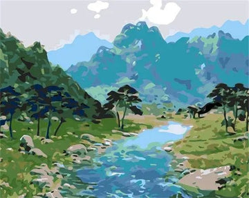 Paint by Numbers Kit - Going Through River