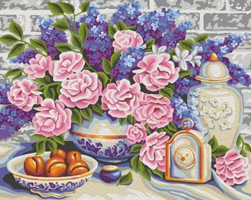 Paint by Numbers Kit - Grandma Flowers