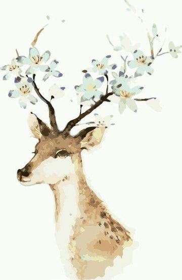 Paint by Numbers Kit - Gray Deer