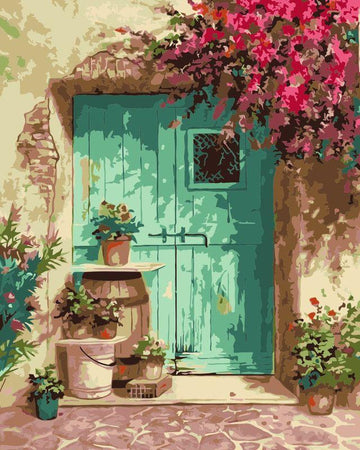 Paint by Numbers Kit - Green Door