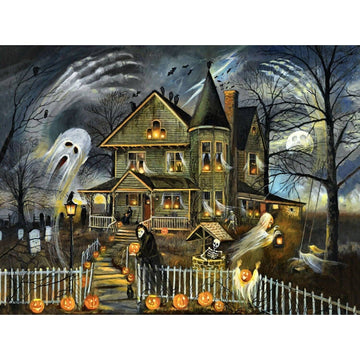Diamond Paintings - Halloween Ghost House
