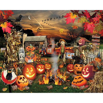 Diamond Paintings - Halloween Pumpkin Party