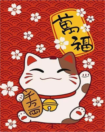 Paint by Numbers Kit - Happy Cat Smile