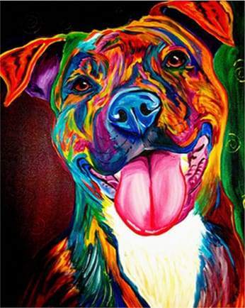 Paint by Numbers Kit - Happy Dog