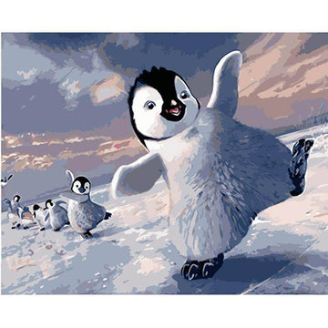 Paint by Numbers Kit - Happy Feet