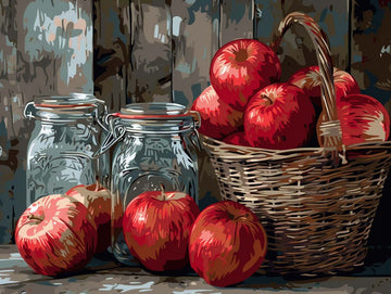 Paint by Numbers Kit - Harvest Apple Basket