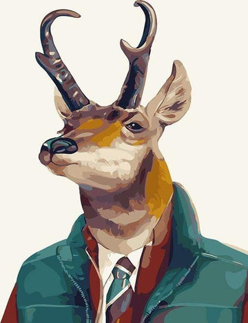 Paint by Numbers Kit - Head Deer Dandy