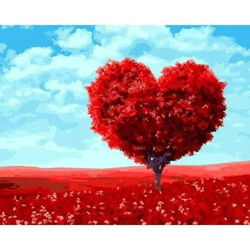 Paint by Numbers Kit - Heart Tree
