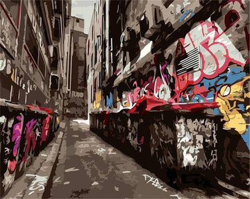 Paint by Numbers Kit - Hiphop Street