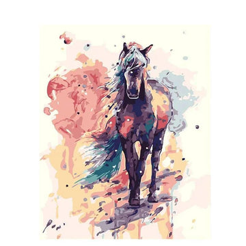 Paint by Numbers Kit - Horse Animals Color