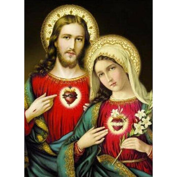 Diamond Paintings - Jesus and Mother Mary