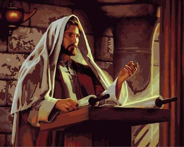 Paint by Numbers Kit - Jesus missionary