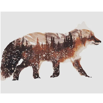 Paint by Numbers Kit - Landscape In A Fox