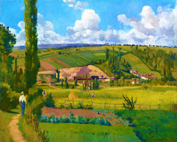 Paint by Numbers Kit - Landscape at Les Patis - Camille Pissarro