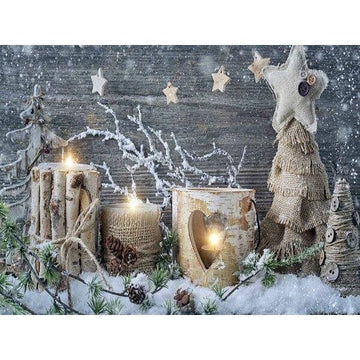 Diamond Paintings - Love Christmas Candle
